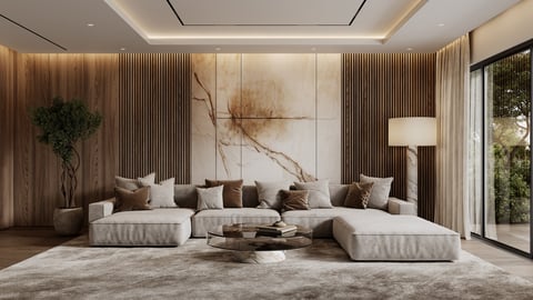 Luxurious plush shaggy area rug