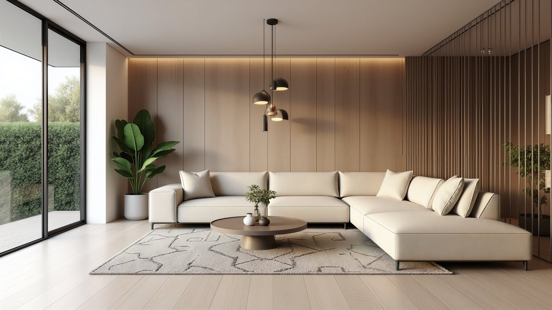 Modern interior showroom